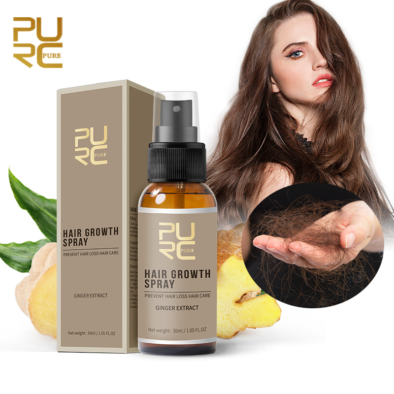 Hair Care Oil Serum - PURC Ginger Hair Spray Root Strengthening