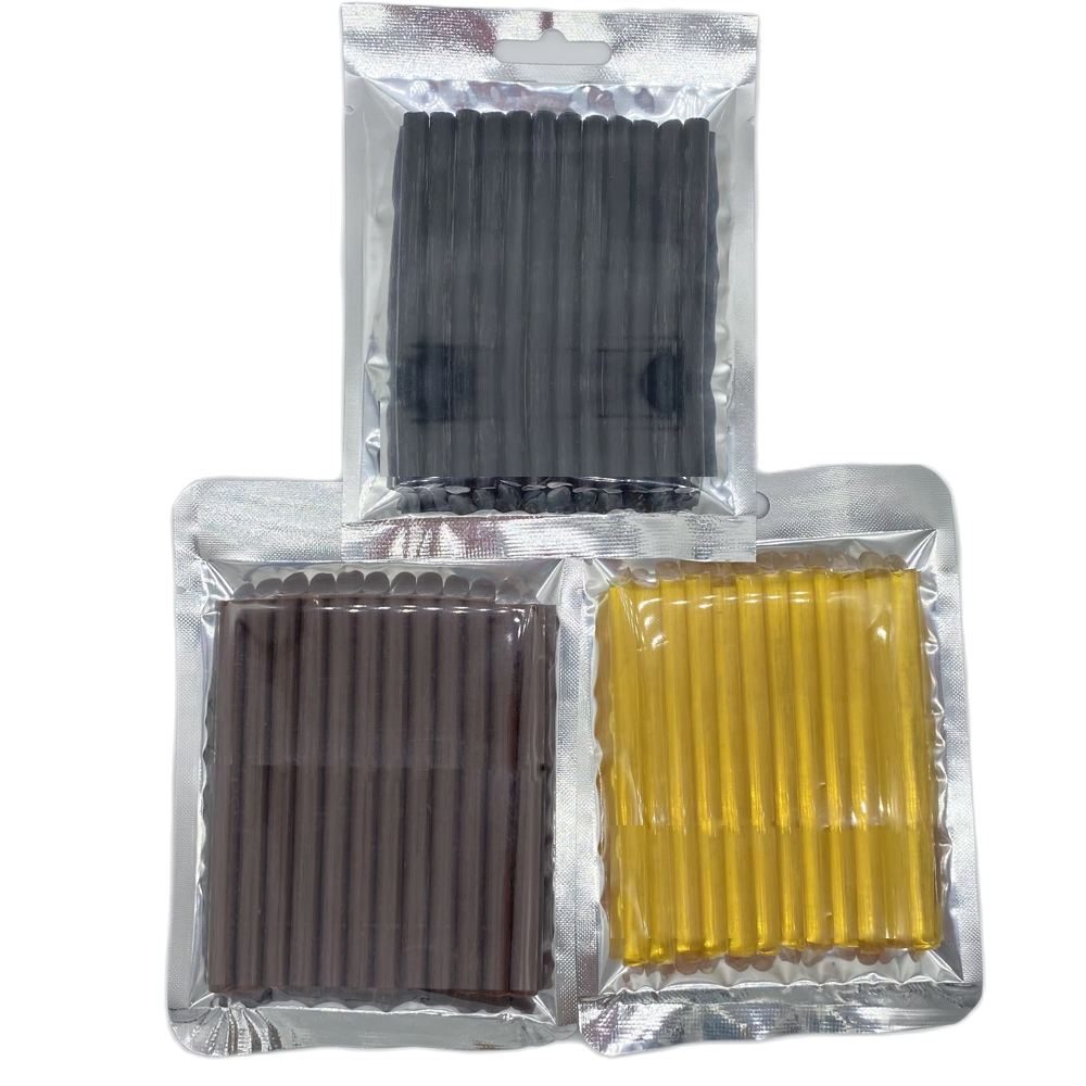 Glue Gun Hair - 24 Pcs Professional Hair Extensions Sticks,