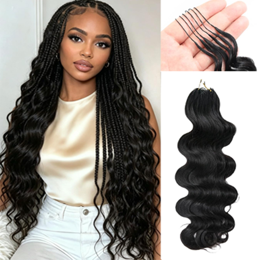 Hair Care For Wavy Hair - Knotless Pre Separated 100% Human Hair