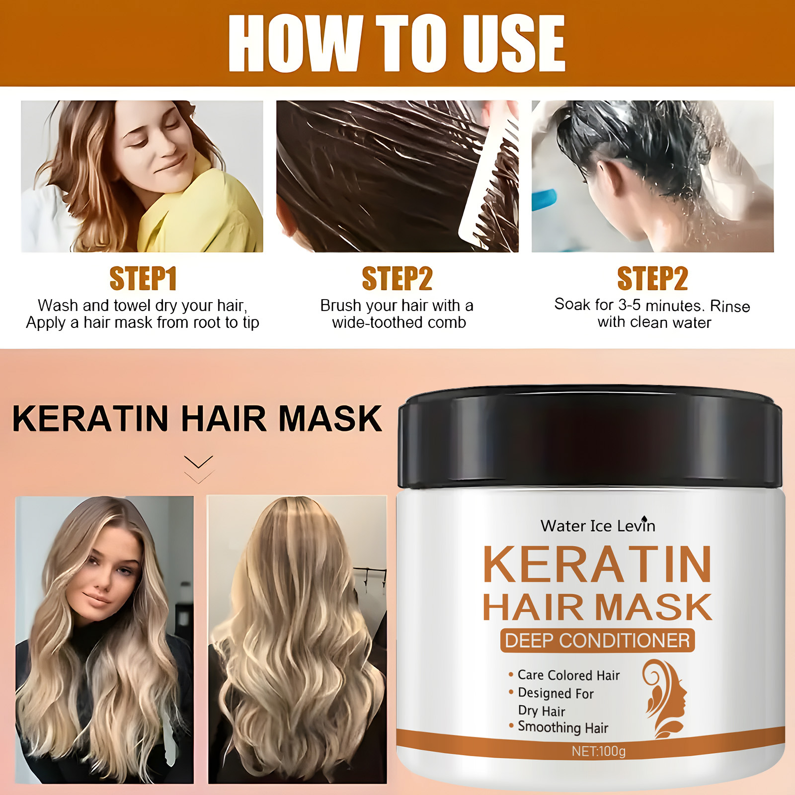 Keratin Hair Mask - Deep Condi - Hair Care Dupes review and price