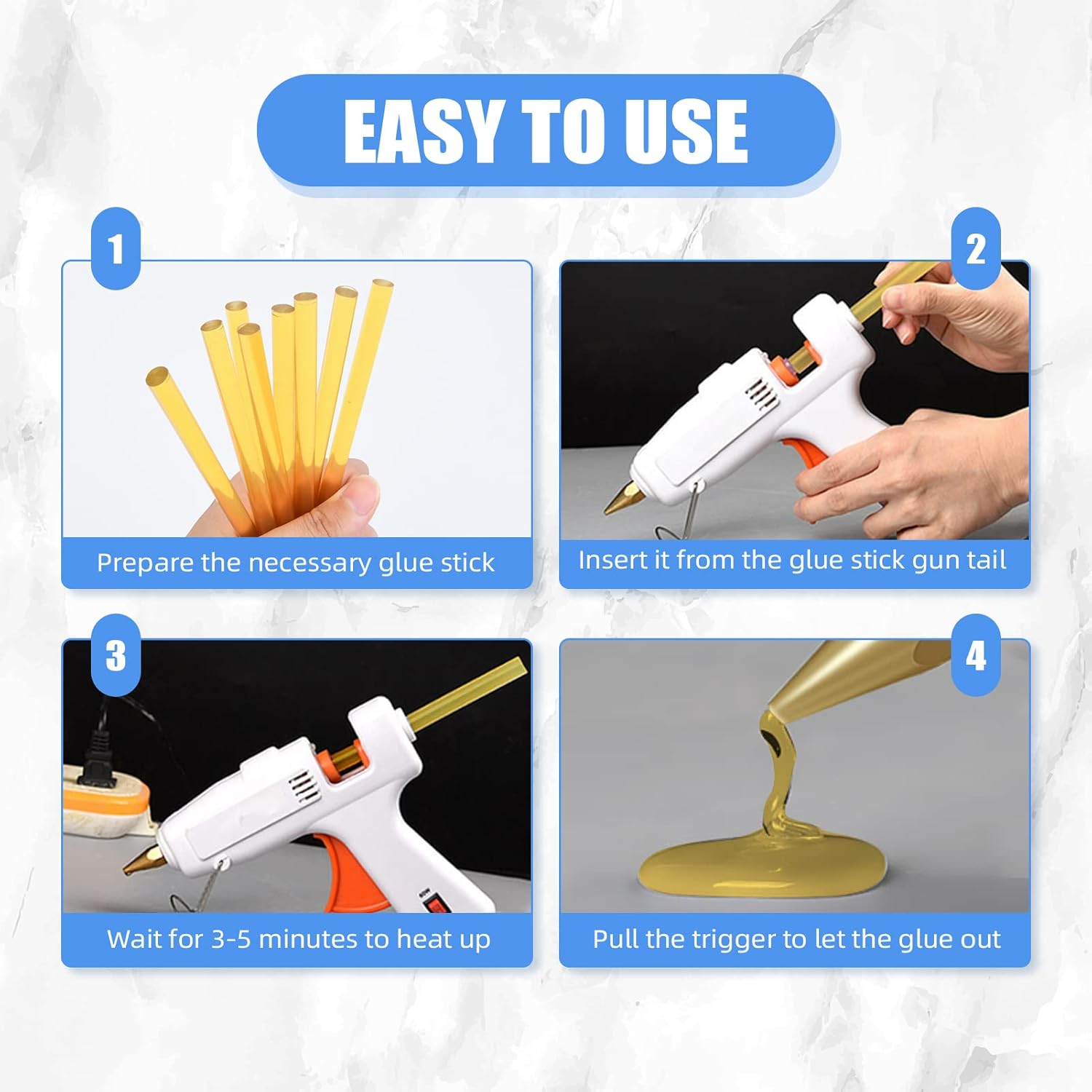 12Pcs Keratin Glue Sticks for  - Glue Gun Hair review and price