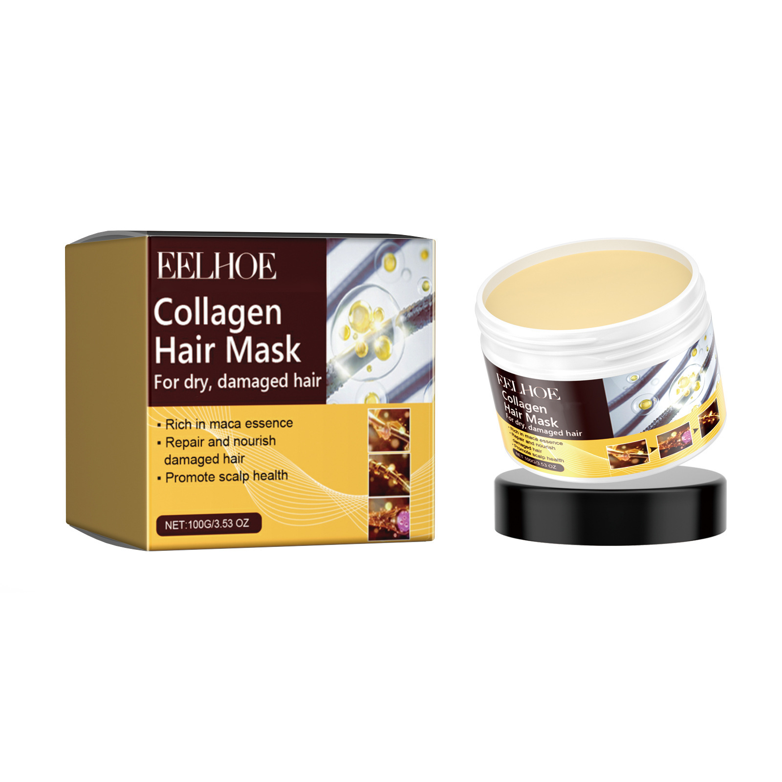 EELHOE Collagen Hair Mask Anti - Hair Care Dupes review and price