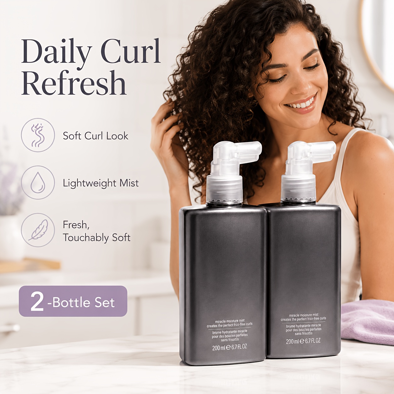 Curl Care Moisture Spray, Ligh - Hair Care For Wavy Hair review and price