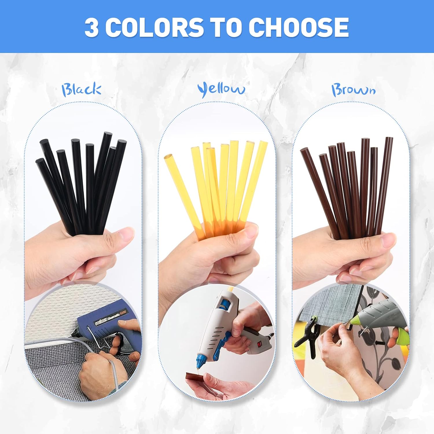 24 Pcs Professional Hair Exten - Glue Gun Hair review and price
