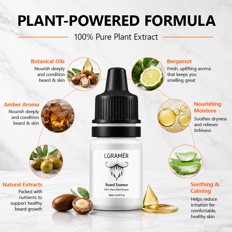 Men's Beard Growth Serum Nouri - Hair Care Oil Serum review and price