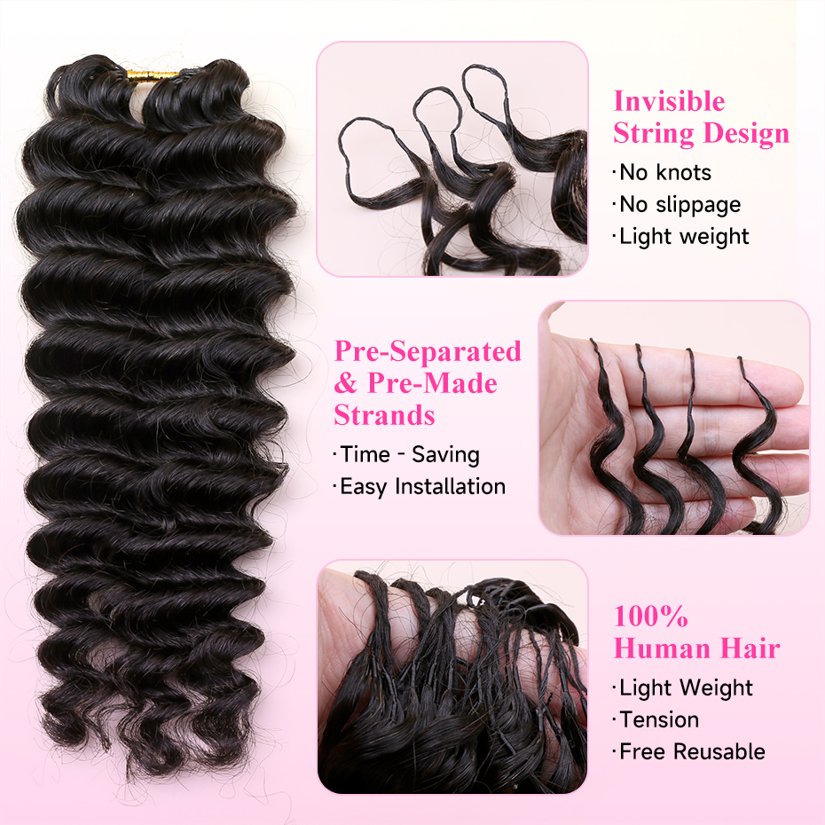 Deep Wave Feather Crochet Huma - Hair Care For Wavy Hair review and price