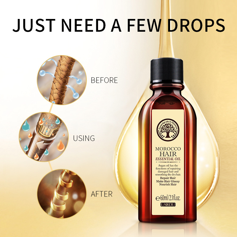 60ML Hair Care Moroccan Pure A - Argan Oil Treatment review and price