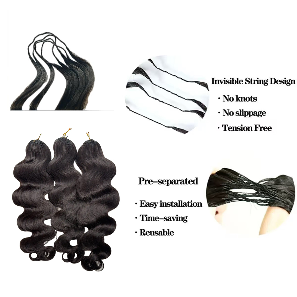 Knotless Pre Separated 100% Hu - Hair Care For Wavy Hair review and price