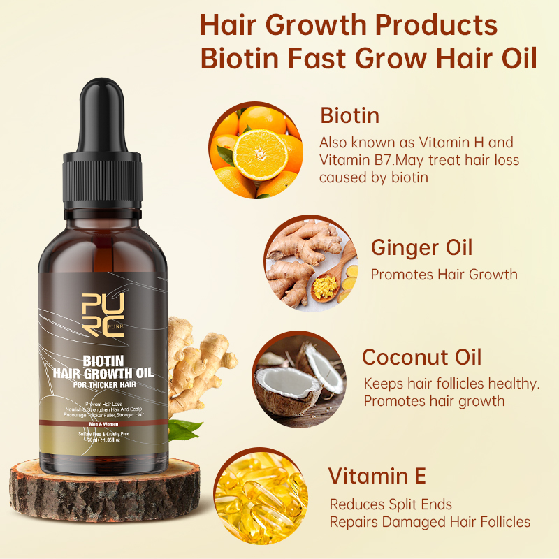 PURC Biotin Hair Growth Oil Sh - Argan Oil Treatment review and price